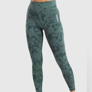 Gymshark Adapt Green Camo Leggings